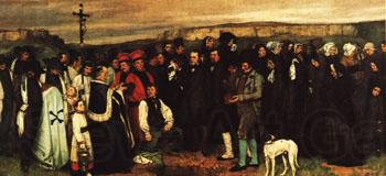 Gustave Courbet A Burial at Ornans Norge oil painting art